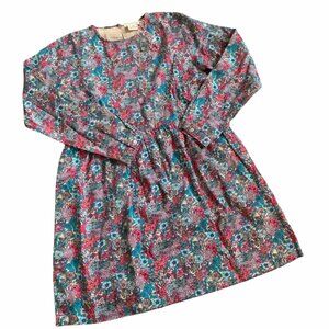 NWT Arsene Et Les Pipelettes Novelty All Over Vibrant Floral Dress 10